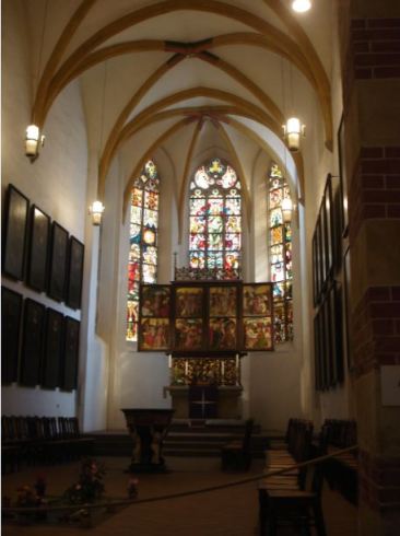 Thomaskirche - Blick in den Altarraum